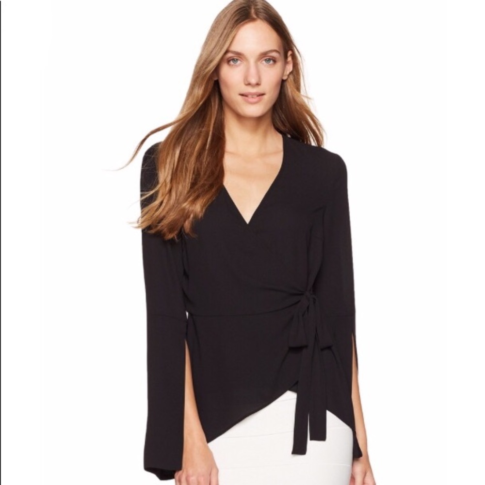 NWT BCBG MAXAZRIA Jadine Wrap Top